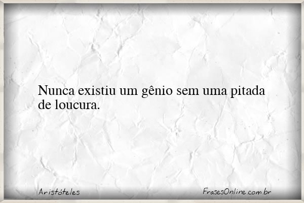 Frase de Aristóteles