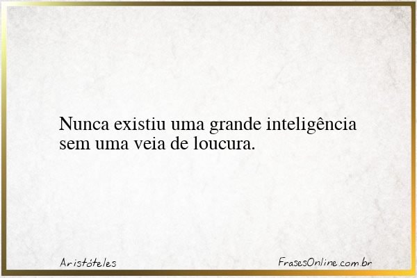 Frase de Aristóteles
