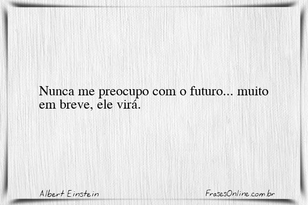 Frase de Albert Einstein