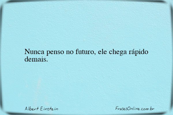 Frase de Albert Einstein