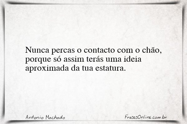 Frase de Antonio Machado