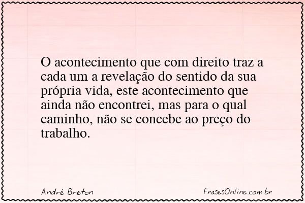 Frase de André Breton