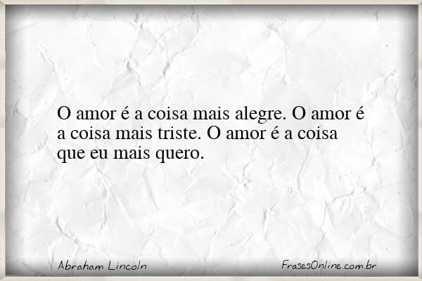 Frase de Abraham Lincoln