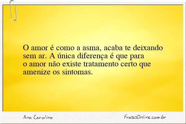 Frase de Ana Carolina