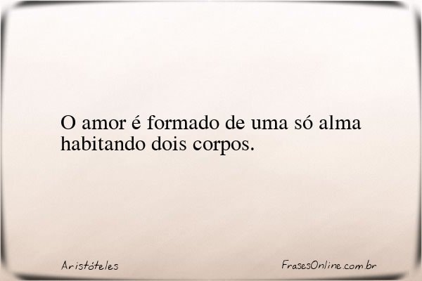 Frase de Aristóteles