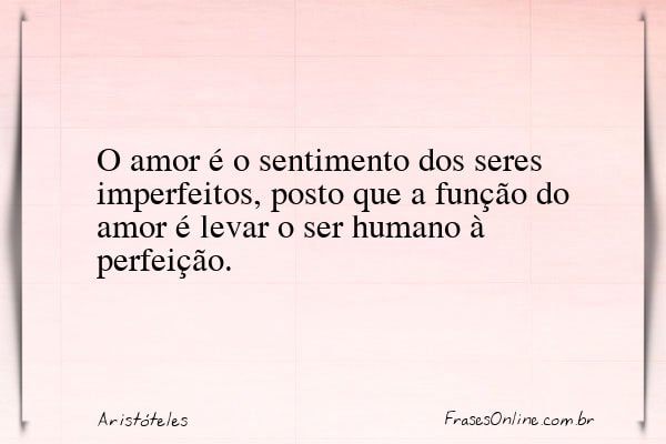 Frase de Aristóteles