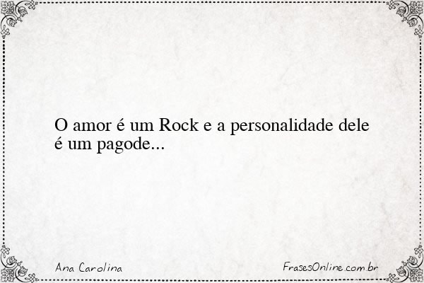 Frase de Ana Carolina