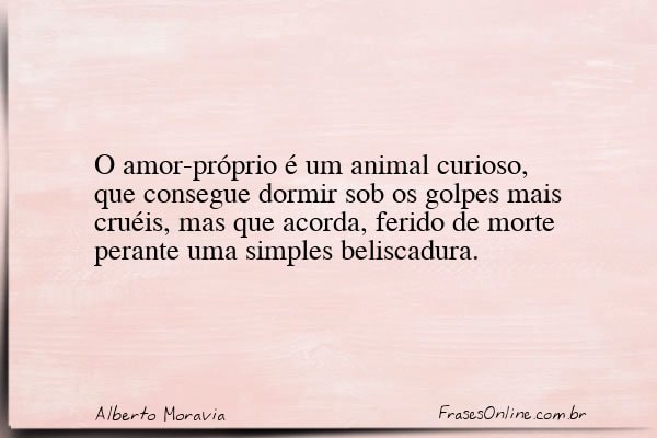 Frase de Alberto Moravia
