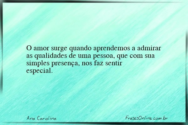 Frase de Ana Carolina