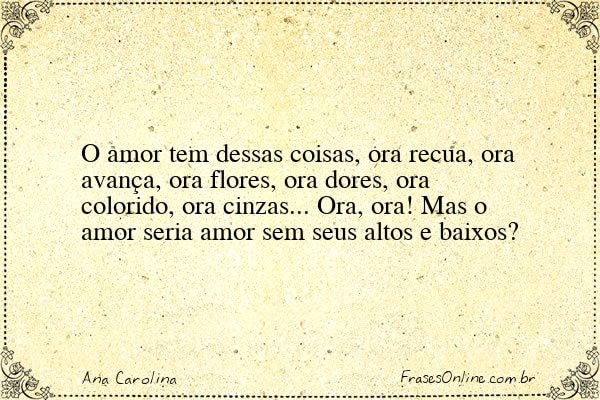 Frase de Ana Carolina