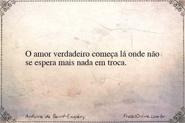 Frase de Antoine de Saint-Exupéry
