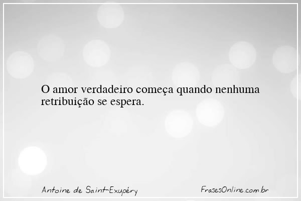 Frase de Antoine de Saint-Exupéry
