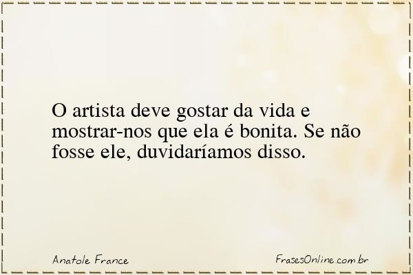 Frase de Anatole France