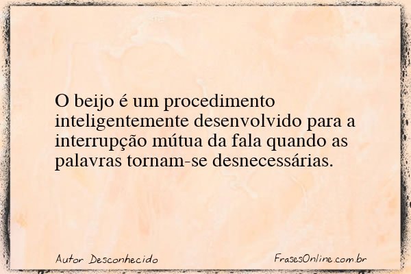 Frase de Autor Desconhecido