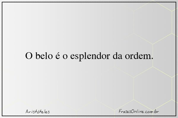 Frase de Aristóteles
