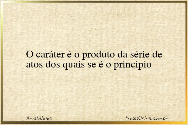 Frase de Aristóteles