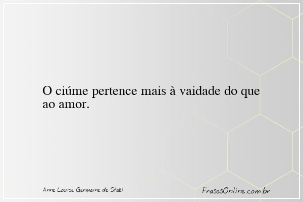 Frase de Anne Louise Germaine de Staël