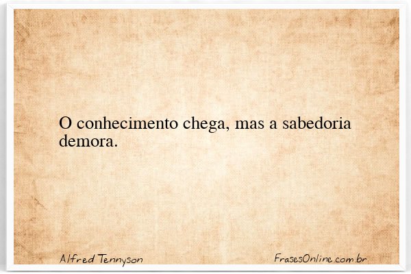 Frase de Alfred Tennyson