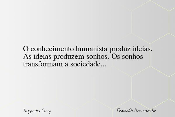 Frase de Augusto Cury
