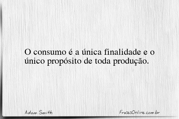 Frase de Adam Smith