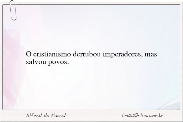 Frase de Alfred de Musset