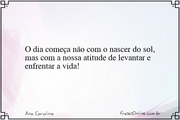 Frase de Ana Carolina