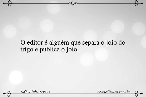 Frase de Adlai Stevenson