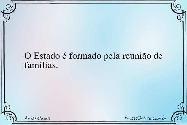 Frase de Aristóteles