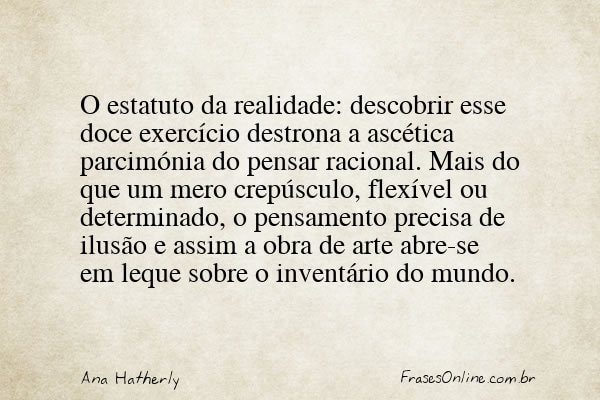 Frase de Ana Hatherly