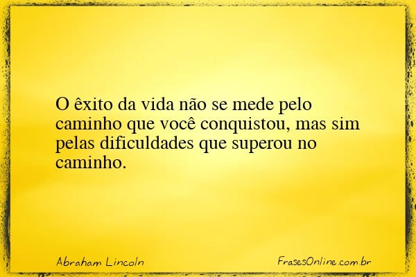 Frase de Abraham Lincoln