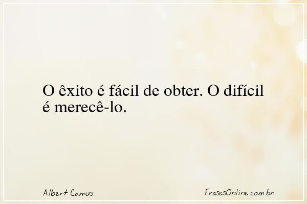 Frase de Albert Camus