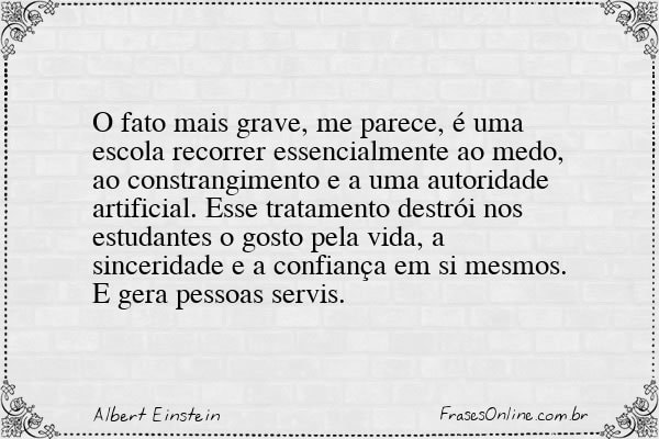 Frase de Albert Einstein