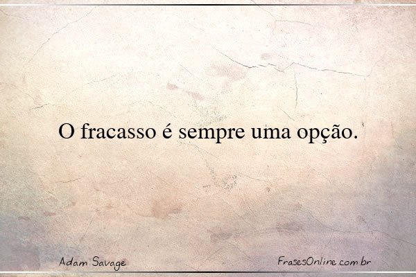 Frase de Adam Savage