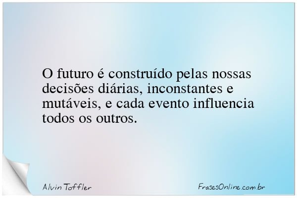 Frase de Alvin Toffler