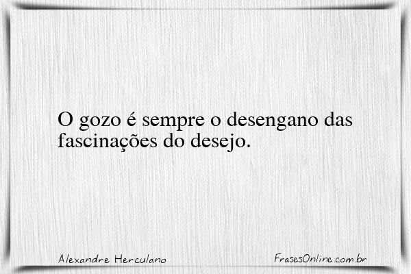 Frase de Alexandre Herculano