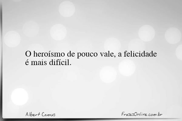 Frase de Albert Camus