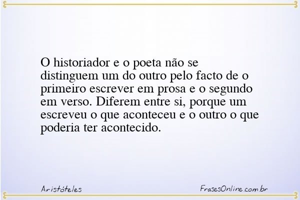 Frase de Aristóteles