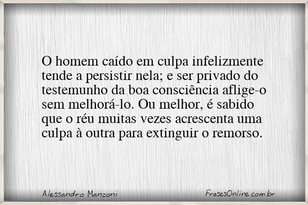 Frase de Alessandro Manzoni