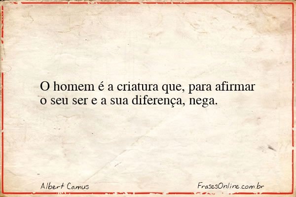 Frase de Albert Camus