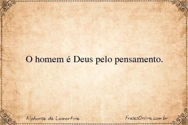 Frase de Alphonse de Lamartine