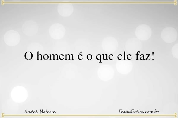 Frase de André Malraux