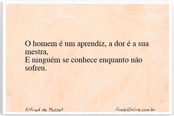 Frase de Alfred de Musset