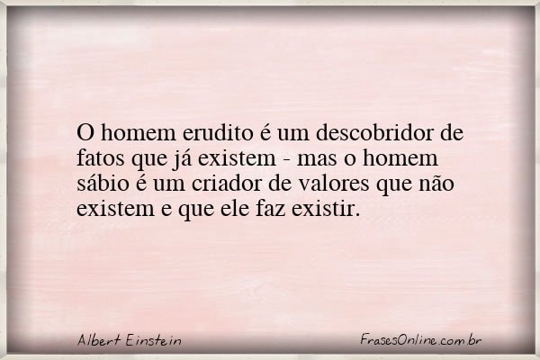 Frase de Albert Einstein