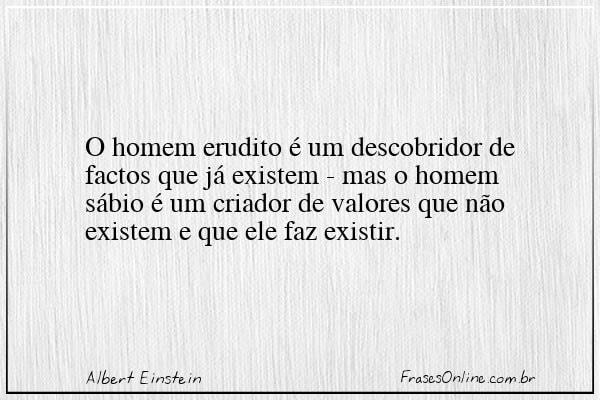 Frase de Albert Einstein
