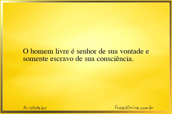 Frase de Aristóteles