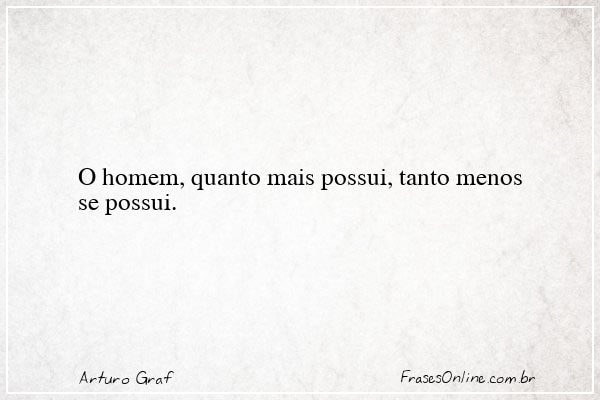 Frase de Arturo Graf