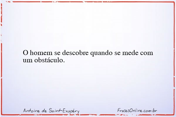 Frase de Antoine de Saint-Exupéry