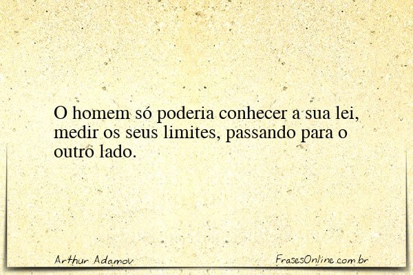 Frase de Arthur Adamov