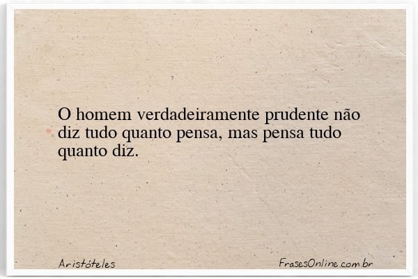 Frase de Aristóteles