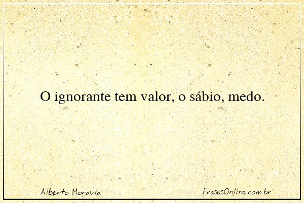 Frase de Alberto Moravia